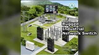 Βιομηχανικός διακόπτης Ethernet 4 θυρών 100FX Πλεονάζουσας ισχύος