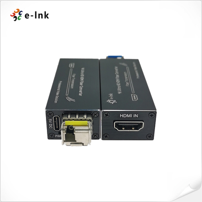 Micro Mini 4K HDMI Fiber Extender Long Distance Uncompressed Transmission EMI Resistant