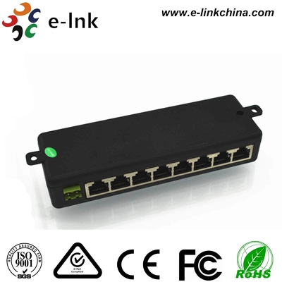 8-Port Passive PoE Injector Power Supply for CCTV Phones WiFi APs