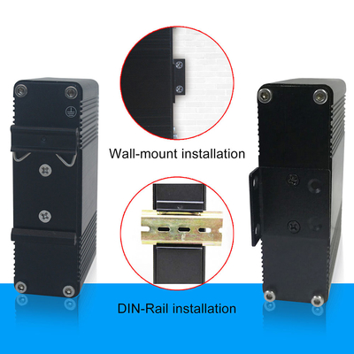 Din Rail Ethernet PoE Splitter Industrial Gigabit 802.3at 30W PoE Splitter 5V
