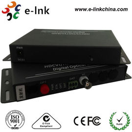2CH BNC Connector HDMI Over Fiber Optic Extender Half Duplex SM / MM