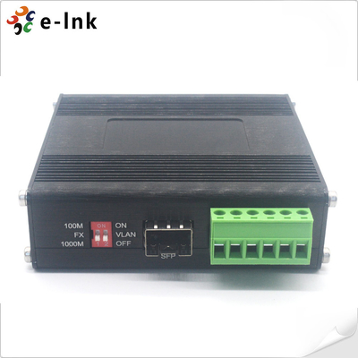 Industrial Ethernet Switch with 4×10/100/1000Base-T+1×100/1000Base-X SFP Ports