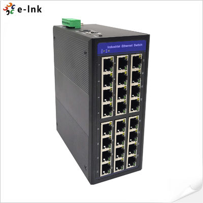 IPv6 Protocol DC57V Ethernet Fiber Optic Switch 16 Port 10/100/1000T 8KV