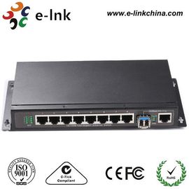 8 διοικούμενος λιμένας διακόπτης οπτικών ινών Gigabit Ethernet με τη ανερχόμενη ζεύξη SFP Combo