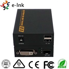 Βίντεο συνδετήρων DVI σημάτων EDID LC στο μετατροπέα ινών 4K Χ 2K 3860*2160 30Hz τρισδιάστατο