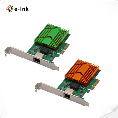 Καρτέλα δικτύου PCIe υψηλής ταχύτητας 10G με καλώδια 2.5G/5G/10G μέσω καλωδίων κατηγορίας 5e/6/6a