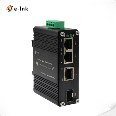 Gigabit Βιομηχανικό Switch 4 Θυρών Με Ενισχυτή Τάσης 12-48VDC