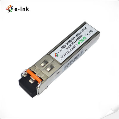 HD-SDI CWDM 1270~1610nm 80km Ψηφιακό Βίντεο SFP Οπτικός Πιστολήπτης (MSA)