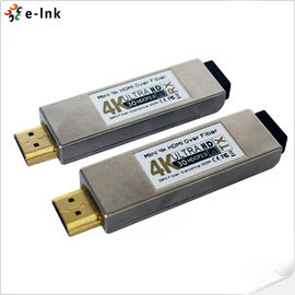 4K μίνι 300m HDMI πέρα από το μετατροπέα οπτικών ινών OM3 κανένα διαλυτικό χρώματος οπτικής ίνας απώλειας καθυστέρησης